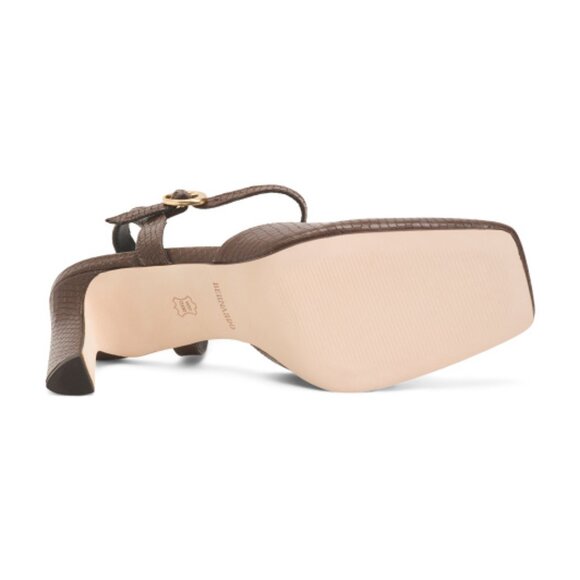 BERNARDO Made In Brazil Leather Gama Heels - Picture 3 of 3